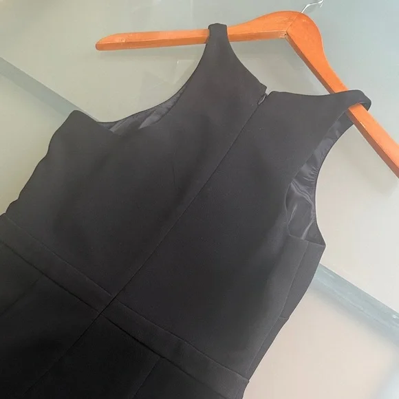 J. Crew Dress J. Crew Black Sheath Dress in Premium Crepe Size 4 - Picture 6 of 8